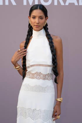 PFW - Zuhair Murad Photocall Thayna Soares attending the Zuhair Murad Haute Couture Fall Winter 2026 2027 show as part of Paris Fashion Week in Paris, France on July 08, 2026. Photo by Laurent Zabulon ABACAPRESS.COM Paris Copyright: xZabulonxLaurent ABACAx