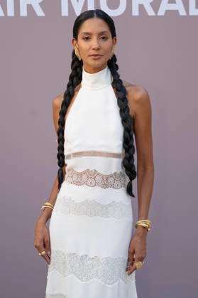 PFW - Zuhair Murad Photocall Thayna Soares attending the Zuhair Murad Haute Couture Fall Winter 2026 2027 show as part of Paris Fashion Week in Paris, France on July 08, 2026. Photo by Laurent Zabulon ABACAPRESS.COM Paris Copyright: xZabulonxLaurent ABACAx