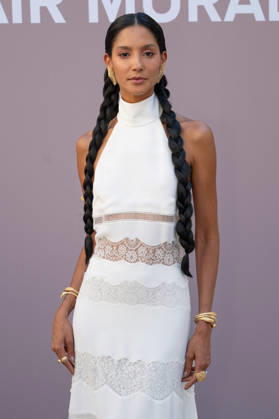 PFW - Zuhair Murad Photocall Thayna Soares attending the Zuhair Murad Haute Couture Fall Winter 2026 2027 show as part of Paris Fashion Week in Paris, France on July 08, 2026. Photo by Laurent Zabulon ABACAPRESS.COM Paris Copyright: xZabulonxLaurent ABACAx