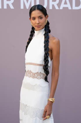 PFW - Zuhair Murad Photocall Thayna Soares attending the Zuhair Murad Haute Couture Fall Winter 2026 2027 show as part of Paris Fashion Week in Paris, France on July 08, 2026. Photo by Laurent Zabulon ABACAPRESS.COM Paris Copyright: xZabulonxLaurent ABACAx