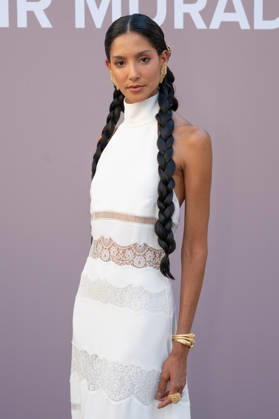 PFW - Zuhair Murad Photocall Thayna Soares attending the Zuhair Murad Haute Couture Fall Winter 2026 2027 show as part of Paris Fashion Week in Paris, France on July 08, 2026. Photo by Laurent Zabulon ABACAPRESS.COM Paris Copyright: xZabulonxLaurent ABACAx