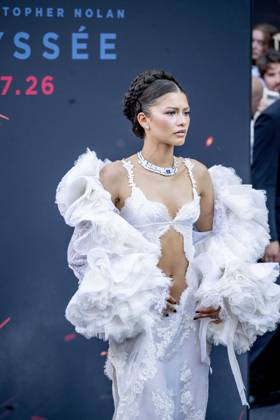 July 8, 2026, Paris, Fra, France: Zendaya arrive at the Odyssey premiere in Paris Paris France - ZUMAv140 20260708_zip_v140_003 Copyright: xReginaxVoroninax