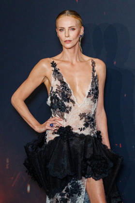 The Odyssey premiere at Le Grand Rex theater Celebrities arrive on the red carpet Charlize Theron 458058 July 8, 2026  Copyright: xSebastienxFremontx xStarfacex STAR_458058_020