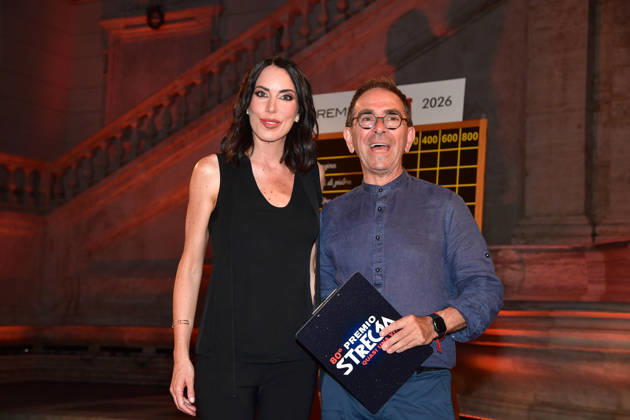 IPA86522683 - Rome, Piazza del Campidoglio, 2026 Strega Prize; Pictured: Gloria Campaner and Pino Strabioli  Copyright: xVincenzoxLandix xVincenzoxLandix 86522683