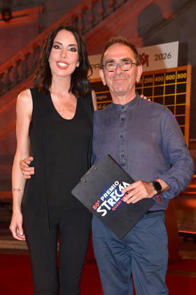 IPA86522689 - Rome, Piazza del Campidoglio, 2026 Strega Prize; Pictured: Gloria Campaner and Pino Strabioli  Copyright: xVincenzoxLandix xVincenzoxLandix 86522689