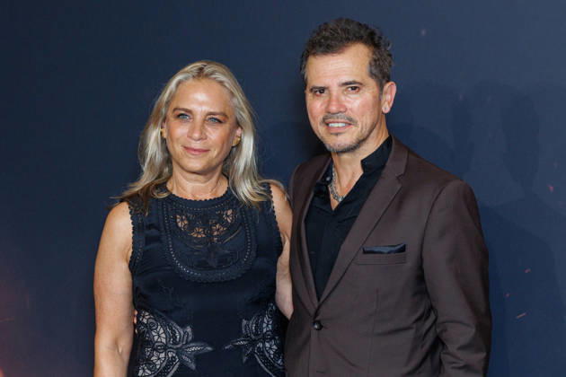 The Odyssey premiere at Le Grand Rex theater Celebrities arrive on the red carpet Justine Maurer and John Leguizamo 458058 July 8, 2026  Copyright: xSebastienxFremontx xStarfacex STAR_458058_138