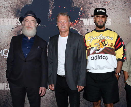 MGM+ s The Westies New York Premiere J. K. Simmons, Chris Brancato and Swizz Beatz attending MGM+ s The Westies New York Premiere held at the SVA Theatre on July 8, 2026 in New York City, NY New York City SVA Theatre NY USA Copyright: xStevenxBergman AFF-USA.COMx