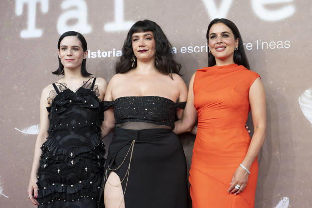 Tal Vez Photocall premier in madrid, Spain - 8 JULY 2026. Adriana Ugarte, Arima León and Tania Santana attend the Tal Vez photocall at the Urso Hotel . Madrid Spain Copyright: xAtilanoxGarciax xSOPAxImagesx photo01744