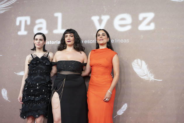 Tal Vez Photocall premier in madrid, Spain - 8 JULY 2026. Adriana Ugarte, Arima León and Tania Santana attend the Tal Vez photocall at the Urso Hotel . Madrid Spain Copyright: xAtilanoxGarciax xSOPAxImagesx photo01745