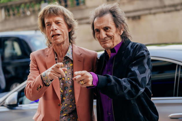 Mick Jagger and Ronnie Wood during the photo call for the launch of the Rolling Stones™ album Foreign Tongues at St Clement Hotel on July 08, 2026 in London, England. LONDON, ENGLAND - JULY 08: Mick Jagger and Ronnie Wood during the photo call for the launch of the Rolling Stones™ album Foreign Tongues at St Clement Hotel on July 08, 2026 in London, England., Credit:Pupat Chenaksara Avalon United Kingdom, London, St Clement Hotel  Copyright: xPupatxChenaksarax xAvalonx 1115359437