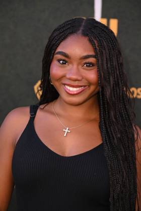 Los Angeles CA July 8: Sydney Thomas at the All American Season 8 Premiere on July 8, 2026 Credit: Michael Mattes USA - ZUMAa123 20260709_zaa_a123_007 Copyright: xAdMediax