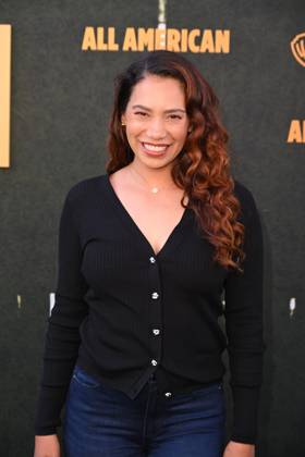 Los Angeles CA July 8: Amy Correa Bell at the All American Season 8 Premiere on July 8, 2026 Credit: Michael Mattes USA - ZUMAa123 20260709_zaa_a123_011 Copyright: xAdMediax