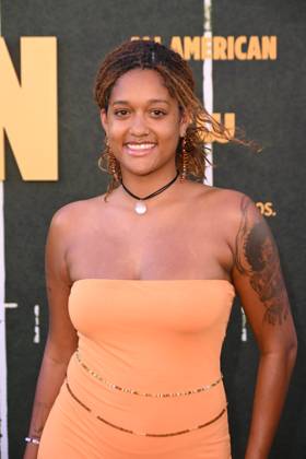 Los Angeles CA July 8: Christina Brown at the All American Season 8 Premiere on July 8, 2026 Credit: Michael Mattes USA - ZUMAa123 20260709_zaa_a123_050 Copyright: xAdMediax