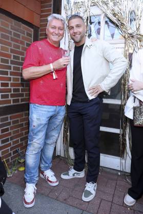 ABB OLIVIA- Hubert Fella, Filip Pavlovic, zu Gast auf der Olivia Jones Sommerparty Grosse Freiheit in St.Pauli Hamburg am 08.07.2026 Hamburg Deutschland