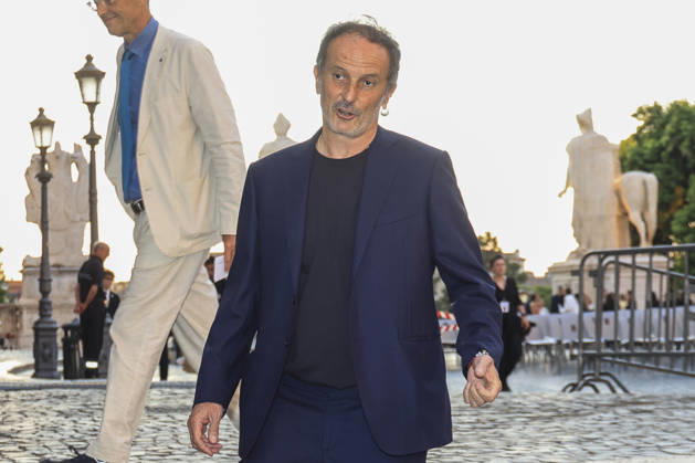 July 8, 2026, Rome, Rome, Italy: Matteo Nucci during the final evening of the eightieth edition of the Strega Prize literary competition in Piazza del Campidoglio, Rome, 08 07 2026 Rome Italy  - ZUMAa289 20260708_zia_a289_231 Copyright: xRiccardoxDexLucax xAgfx