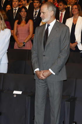 King Felipe presides over the award ceremony for the 44th edition of the La Caixa Foundation’s postgraduate scholarships abroad King Felipe VI upon his arrival at the award ceremony for the 44th edition of the La Caixa Foundation’s postgraduate scholarships abroad, July 9, 2026, in Madrid, Spain CELEBRITIES LA CAIXA FOUNDATION SCHOLARSHIPS Antonio Gutié Madrid Madrid, Spain Copyright: xAntonioxGutià rrezx 7655479