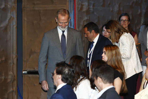 King Felipe presides over the award ceremony for the 44th edition of the La Caixa Foundation’s postgraduate scholarships abroad King Felipe VI upon his arrival at the award ceremony for the 44th edition of the La Caixa Foundation’s postgraduate scholarships abroad, July 9, 2026, in Madrid, Spain CELEBRITIES LA CAIXA FOUNDATION SCHOLARSHIPS Antonio Gutié Madrid Madrid, Spain Copyright: xAntonioxGutià rrezx 7655475