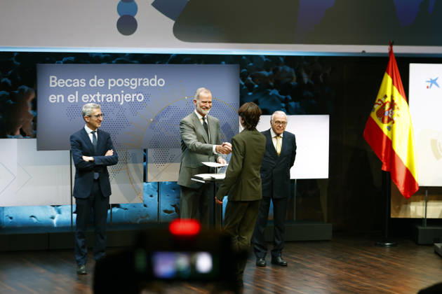 King Felipe presides over the award ceremony for the 44th edition of the La Caixa Foundation’s postgraduate scholarships abroad. King Felipe VI and Isidro Fainé during the award ceremony for the 44th edition of the La Caixa Foundation’s postgraduate scholarships abroad, July 9, 2026, in Madrid, Spain CELEBRITIES LA CAIXA FOUNDATION SCHOLARSHIPS Antonio Gutié Madrid Madrid, Spain Copyright: xAntonioxGutià rrezx 7655510