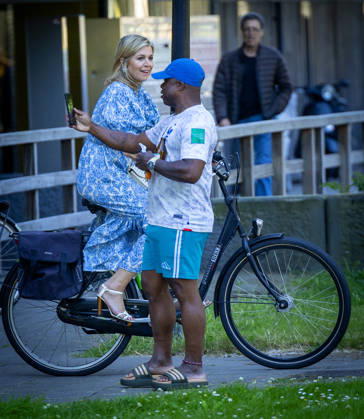 09-07-2026 Amsterdam Queen Maxima visited ˜G-buurt Noord™ and ˜K-buurt™ in the Zuidoost district in Amsterdam as part of the ˜Debt-Free Neighbourhood™ initiative. Â Copyright: xPPEx