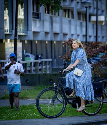 09-07-2026 Amsterdam Queen Maxima visited ˜G-buurt Noord™ and ˜K-buurt™ in the Zuidoost district in Amsterdam as part of the ˜Debt-Free Neighbourhood™ initiative. Â Copyright: xPPEx