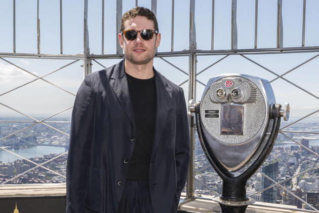 July 8, 2026, New York, New York, USA: TOM BRITTNEY visits the Empire State Building in New York to celebrate the Premiere of The Westies on MGM. 8 July 2026 New York USA - ZUMAa265 20260708_zep_a265_102 Copyright: xEricxAcquayex