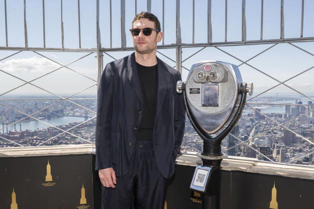 July 8, 2026, New York, New York, USA: TOM BRITTNEY visits the Empire State Building in New York to celebrate the Premiere of The Westies on MGM. 8 July 2026 New York USA - ZUMAa265 20260708_zep_a265_099 Copyright: xEricxAcquayex