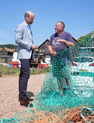 . 09 07 2026. Hastings, United Kingdom. Prince William during a visit to Hastings, United Kingdom, where he played crazy golf and met local fishermen. xPoolx xi-Imagesx IIM-26896-0001