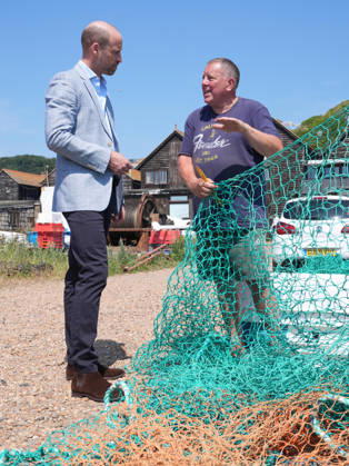 . 09 07 2026. Hastings, United Kingdom. Prince William during a visit to Hastings, United Kingdom, where he played crazy golf and met local fishermen. xPoolx xi-Imagesx IIM-26896-0002