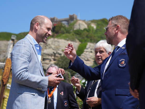 . 09 07 2026. Hastings, United Kingdom. Prince William during a visit to Hastings, United Kingdom, where he played crazy golf and met local fishermen. xPoolx xi-Imagesx IIM-26896-0008