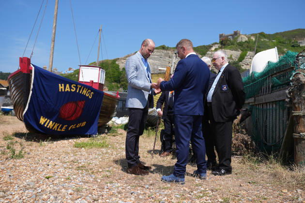 . 09 07 2026. Hastings, United Kingdom. Prince William during a visit to Hastings, United Kingdom, where he played crazy golf and met local fishermen. xPoolx xi-Imagesx IIM-26896-0011