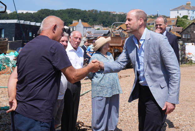 . 09 07 2026. Hastings, United Kingdom. Prince William during a visit to Hastings, United Kingdom, where he played crazy golf and met local fishermen. xPoolx xi-Imagesx IIM-26896-0015