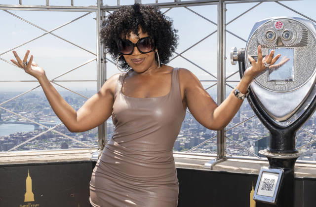 July 8, 2026, New York, Ny, United States: Jessica Frances Dukes visits Empire State Building ahead of the Series Premiere of MGM+â€⠢s The Westies . Held at Empire State Building in New York. Zuma Press July 8, 2026. New York United States - ZUMAp281 20260708_zea_p281_067 Copyright: xPhotoxImagexPressx