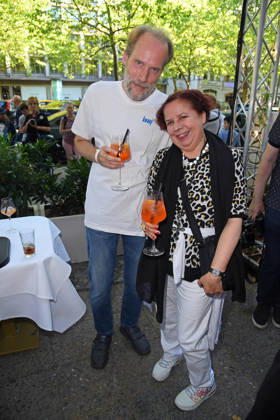 Franziska Traub mit Freund Thomas Rah bei der Restaurant Bellucci La Grande Bellezza Sommerparty in Berlin am 09.07.2026
