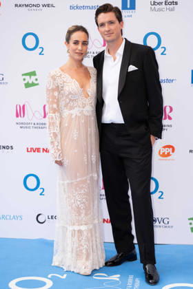 Silver Clef Awards 2026 - Arrivals Chloe Stroll and Scott James attend the Nordoff & Robbins O2 Silver Clef Awards at the Royal Albert Hall on July 09, 2026 in London, England., Credit:Lounis Tiar Avalon United Kingdom, London, Royal Albert Hall Copyright: xLounisxTiarx xAvalonx 1115603164