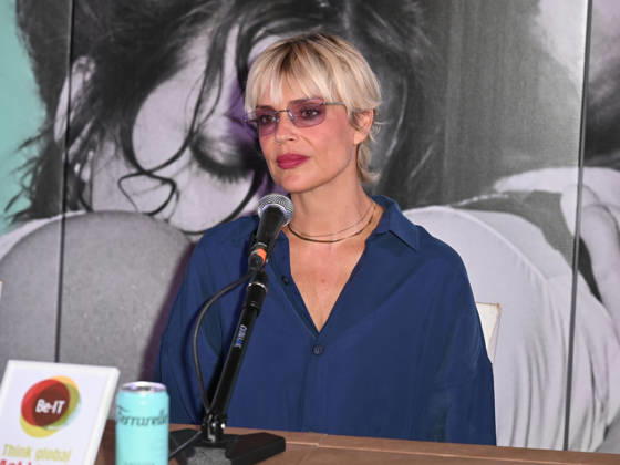 Micaela Ramazzotti receives the Lifetime Achievement Award at the 2026 Social Film Festival - 09 Jul 2026 Micaela Ramazzotti attends a press conference during the 2026 Social Film Festival. Vico Equense Italy Copyright: xAntoninoxD Espositox xSOPAxImagesx DSC_4696
