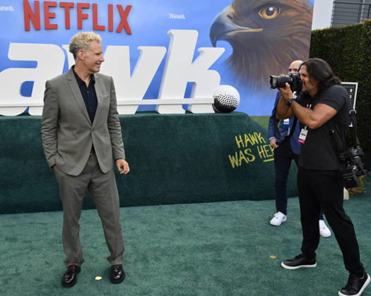 Cast member Will Ferrell attends the premiere of the Netflix sport comedy TV series The Hawk at the Directors Village in the Westwood section of Los Angeles on Thursday, July 9, 2026. Storyline Follows Lonnie Hawkins, 2004 s top golfer, as he struggles to recapture his magic late in his career, refusing to believe he s anything other than one stroke away from golf s greatest comeback. LAP2026070907 JIMxRUYMEN
