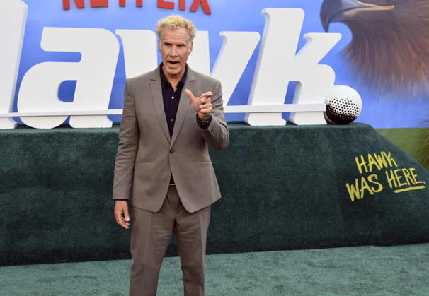 Cast member Will Ferrell attends the premiere of the Netflix sport comedy TV series The Hawk at the Directors Village in the Westwood section of Los Angeles on Thursday, July 9, 2026. Storyline Follows Lonnie Hawkins, 2004 s top golfer, as he struggles to recapture his magic late in his career, refusing to believe he s anything other than one stroke away from golf s greatest comeback. LAP2026070908 JIMxRUYMEN