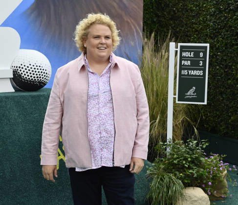 Cast member Fortune Feimster attends the premiere of the Netflix sport comedy TV series The Hawk at the Directors Village in the Westwood section of Los Angeles on Thursday, July 9, 2026. Storyline Follows Lonnie Hawkins, 2004 s top golfer, as he struggles to recapture his magic late in his career, refusing to believe he s anything other than one stroke away from golf s greatest comeback. LAP2026070944 JIMxRUYMEN