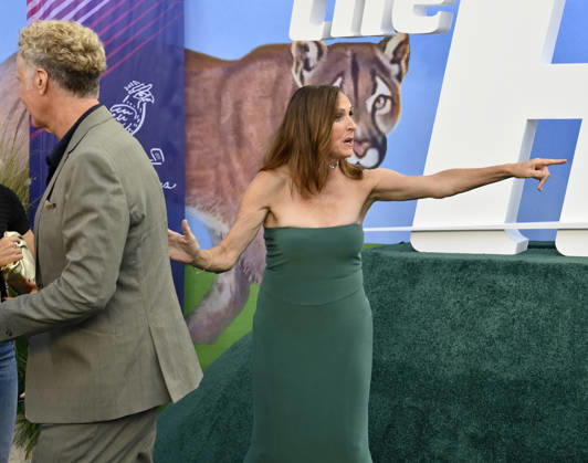 Cast members Will Ferrell (L) and Molly Shannon attends the premiere of the Netflix sport comedy TV series The Hawk at the Directors Village in the Westwood section of Los Angeles on Thursday, July 9, 2026. Storyline Follows Lonnie Hawkins, 2004 s top golfer, as he struggles to recapture his magic late in his career, refusing to believe he s anything other than one stroke away from golf s greatest comeback. LAP2026070933 JIMxRUYMEN
