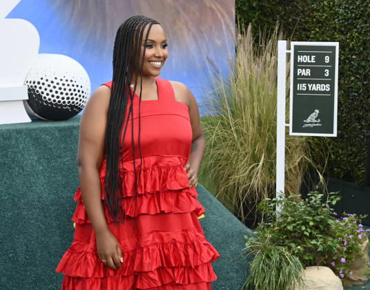 Cast member Aida Osmon attends the premiere of the Netflix sport comedy TV series The Hawk at the Directors Village in the Westwood section of Los Angeles on Thursday, July 9, 2026. Storyline Follows Lonnie Hawkins, 2004 s top golfer, as he struggles to recapture his magic late in his career, refusing to believe he s anything other than one stroke away from golf s greatest comeback. LAP2026070926 JIMxRUYMEN