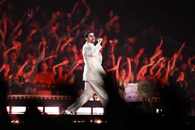 STOCKHOLM, SWEDEN 20260710 Bad Bunny will perform at Strawberry Arena on Friday, the first of two concerts in Stockholm STOCKHOLM, SWEDEN x62610x  Copyright: xAnnaxHallams TTx BAD BUNNY KONSERT STOCKHOLM DrmbRl_Lk08