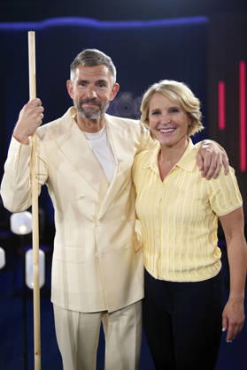 Micky Beisenherz und Susan Link bei der Aufzeichnung der WDR-Talkshow Kölner Treff im WDR Studio BS 3. Köln, 10.07.2026