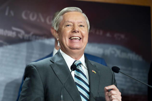 July 12, 2026: Sen. LINDSEY GRAHAM (R-SC), who was elected to the Senate in 2002 and was a close political ally of President Trump, has died, his office confirmed early Sunday. He was 71. FILE PHOTO SHOT ON: August 5, 2022, Washington, District of Columbia, USA: U.S. Senator LINDSEY GRAHAM (R-SC) speaking at a press conference organized by Senate Republicans to discuss Democratic tax and spending policies. Washington United States - ZUMAb161 20220805_zap_b161_020 Copyright: xMichaelxBrochsteinx