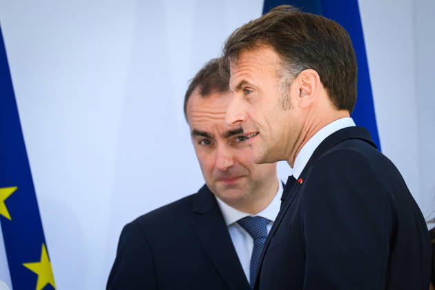 Sébastien Lecornu, Prime Minister; Emmanuel Macron, President of the French Republic. Speech by Emmanuel Macron, President of the French Republic, at the reception in honor of the troops scheduled to march in the Bastille Day parade on July 14, 2026, at the Hôtel de Brienne, July 13, 2026 Eric Tschaen Pool Bestimage Speech by the President of the French Republic, Emmanuel Macron, at the reception honoring the troops scheduled to march in the Bastille Day parade on July 14, 2026, held at the Hôtel de Brienne on July 13, 2026, Paris, France Copyright: xEricxTschaenx xPoolx xBestimagexEricxTschaenx xPoolx xBestimagex
