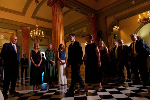 Spanish King Felipe VI and Queen Letizia with Princess of Asturias Leonor de Borbon and Princess Sofia de Borbon attending Princess of Girona Awards 2026 in Barcelona on Tuesday, 14 July 2026 Cordon Press 