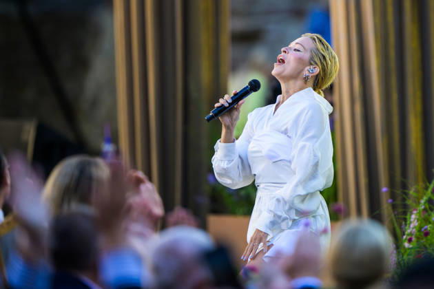 260714 Petra Marklund under utdelningen av Victoriapriset den 14 juli 2026 i Borgholm. Copyright: SUVADxMRKONJIC 1079984323st
