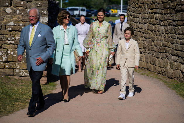 260714 Kung Carl Gustaf, drottning Silvia, kronprinsessan Victoria och prins Oscar under utdelningen av Victoriapriset den 14 juli 2026 i Borgholm. Copyright: SUVADxMRKONJIC 1079984333st