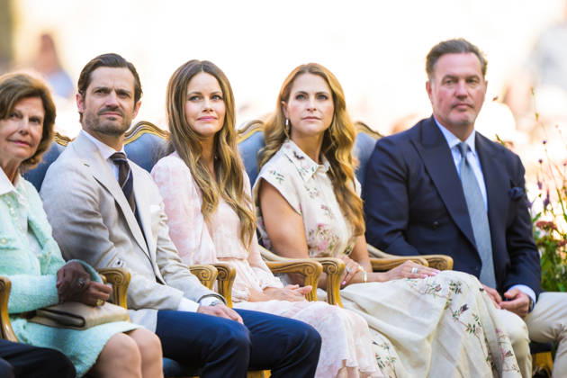 260714 Prins Carl Philip, prinsessan Sofia, prinsessan Madeleine och herr Chris O Neill under utdelningen av Victoriapriset den 14 juli 2026 i Borgholm. Copyright: SUVADxMRKONJIC 1079984698st