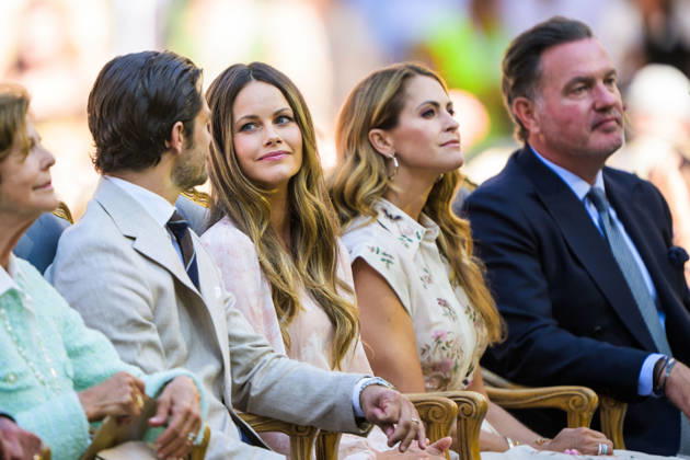 260714 Prins Carl Philip, prinsessan Sofia, prinsessan Madeleine och herr Chris O Neill under utdelningen av Victoriapriset den 14 juli 2026 i Borgholm. Copyright: SUVADxMRKONJIC 1079987298st