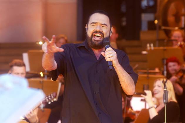 14.07.2026, Alphaville, Sänger Marian Gold, im Konzert live beim Classic open Air 2026, in Berlin, Gendarmenmarkt, Berlin Deutschland, Germany